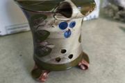 lovely handmade pottery Utensil Pot.