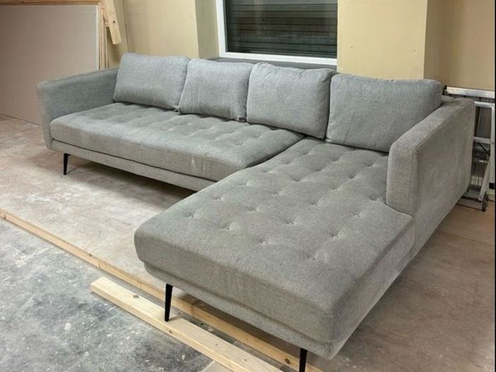 Sofa L Corner Grey