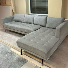 Sofa L Corner Grey