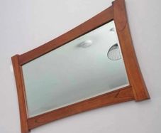 Antique Solid Oak Mirror