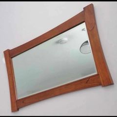 Antique Solid Oak Mirror