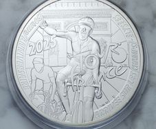 France 50 Euro Silver (.900) Brilliant Uncirculated Coin 2025 - Tour de France (2025) - Low Mintage