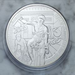 France 50 Euro Silver (.900) Brilliant Uncirculated Coin 2025 - Tour de France (2025) - Low Mintage