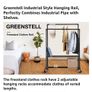 Iron clothes rail/shelf on wheels Image 2