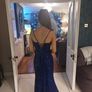 sparkly royal blue debs or ty ball dress Image 2