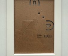Photo frame, white