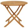 5 Piece Garden Dining Set Solid Teak Wood Image 4