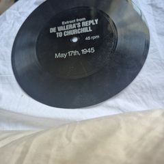 Extract From De Valera's Reply To Churchill 45rpm May17th, 194