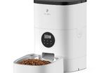 Automatic Feeder for Cats and Dogs, 4L Automatic Feeder with Stainless Steel Bowl, 1-4 Meals per Day & 10s Voice Recorder for Small/Medium Pets