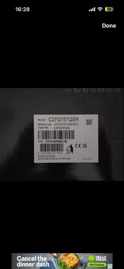 samsung odyssey G7 27" 240hz 2560x1440p Q-LED