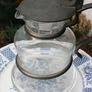 Vintage  Glass Carafe Jug H-8" Image 9
