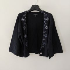 Black Jeweled Sweater