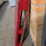 Free: Red Wooden Pallet (Great for DIY / Garden Projects) Image 3