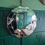 Art Deco original 1920s Mirror vintage French Art Deco etched mirror Image 9