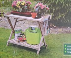 Wooden Potting Bench