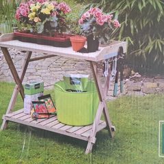 Wooden Potting Bench