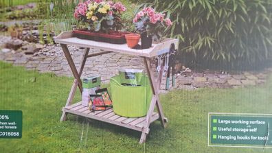 Wooden Potting Bench