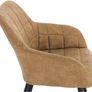 BRAND NEW 1pc Dining Chairs for kitchen, Mid Century Modern Side Chairs,Velvet Upholstered Dining Chair with Metal Legs Image 4