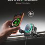 3-in-1 Wireless Car Charger for Magsafe, Extra Clamp for Bumpy Road, Cooling Fan to Extend Battery Life, Original Qi2 Certified 15W Fast Charging Magnetic Car Phone Holder for iPhone 12-17 Series Image 7