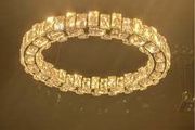Round crystal chandelier 500mm 3 colour change Brand new