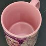Frida Kahlo Pink Mug | Floral Coffee Cup | Mexican Art Ceramic Mug | Gift Idea Image 3