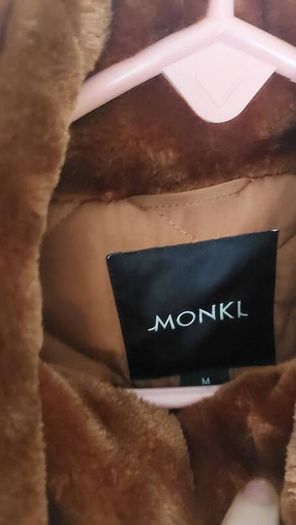 Monki fur coat jacket M