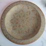 Vintage Hammered Medallion Round Brass Wall Art Plate Plaque Art Plate Image 2