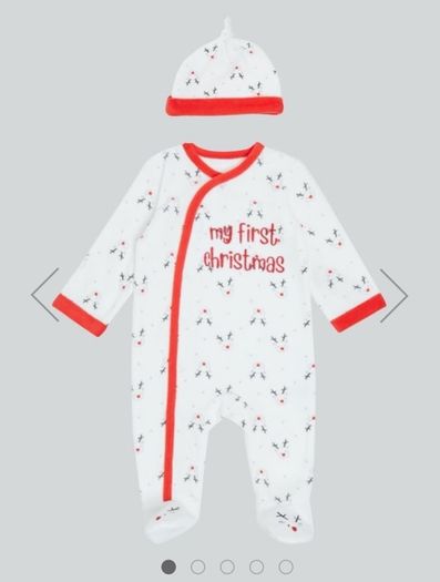 My first christmas sleepsuit set