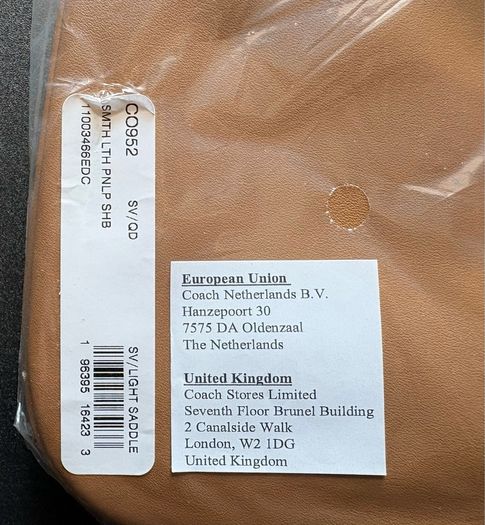 Brand new Coach Penelope bag in tan leather