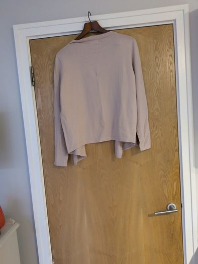 Gallery Blush Waterfall Cardigan.  S. XL- 14.  B.N.W.T.