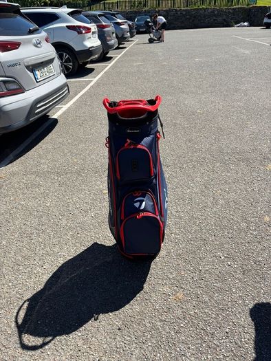 TaylorMade Pro Cart Golf Bag Navy / Red