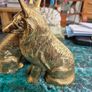 Pair of brass German Shepherds Image 3