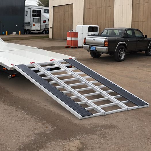 Extra Wide Aluminum Foldable Ramp 1500LBS Capacity Loading Ramp