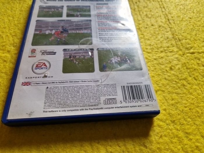 Rugby PlayStation2 ps2 games Original