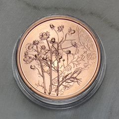 Austria 10 Euro Copper Uncirculated Coin 2023 - Chamomile - Languages of Flowers