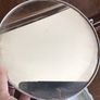 Vintage yellow rose pattern ceramic cottagecore shaving/ beauty mirror Image 5