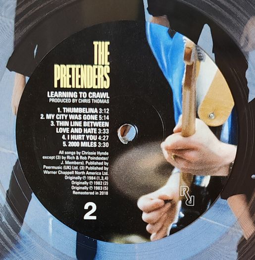 The Pretenders   Learning To Crawl Limited Edition Clear Vinyl