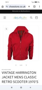 Mens Harrington Jacket