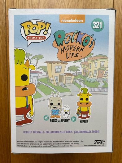 Nickelodeon Funko Pop! Roco's Modern Life. Heffer #321.