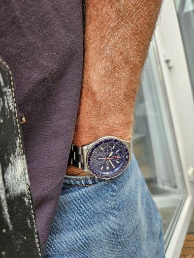 Watch Seiko Chronograph Pilot.