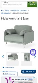Harvey Norman Moby Armchair - new