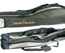 NEW - High Quality Team Dragon Rod Case a length of 155cm with 3 big compartments for 6 rods - Pike Perch Trout Salmon Bass Cod Pollock Carp Tench Bream Roach Feeder Method