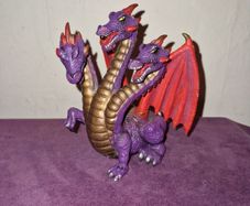 ELC Tower of Doom Three headed purple Dragon