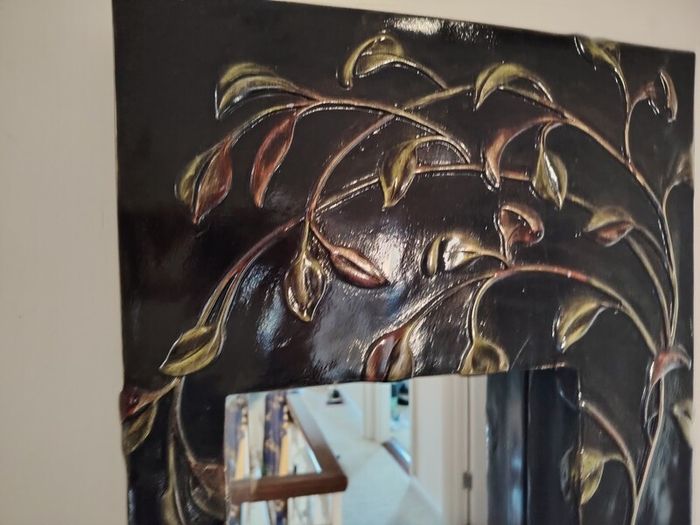 Oriental style twin mirrors