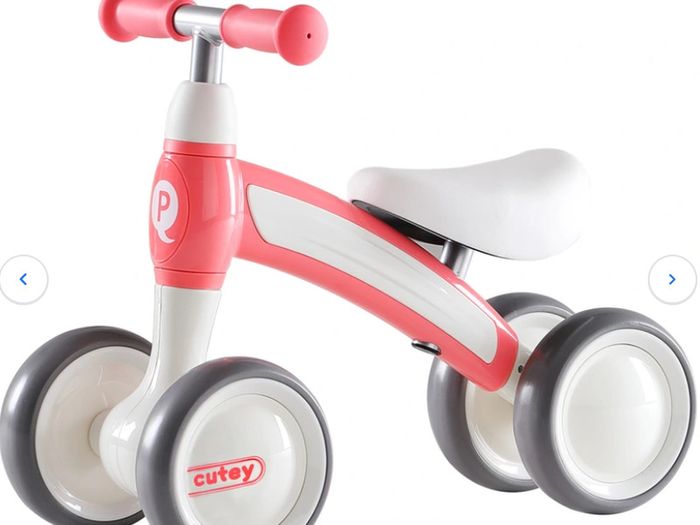 QPlay Cutey Balance Bike Pink
