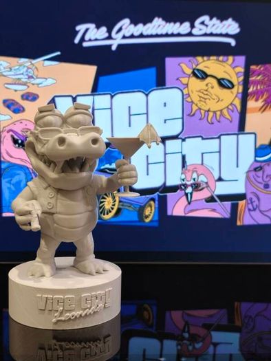 3D Printed GTA VI (6) Gator From Collector's Edition