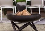RedFire Fire Bowl Pello Black Steel
