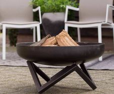 RedFire Fire Bowl Pello Black Steel