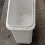 Heavy-duty commercial rolling utility bin in good used condition. Made from durable molded plastic with four heavy-duty swivel casters for easy movement. This is the bin only and does not include the original lid/top.handy for bottle bin,for man cave etc Image 7