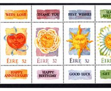 1994 Ireland Cork Regional Collectors Show overprint on HP 64 (booklet pane) Mint Never Hinged (MNH)